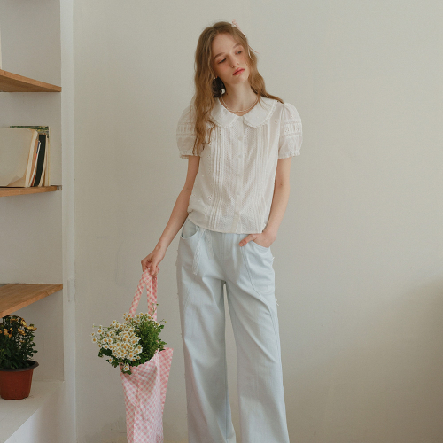 Cest_Doll cotton embroidery shirt