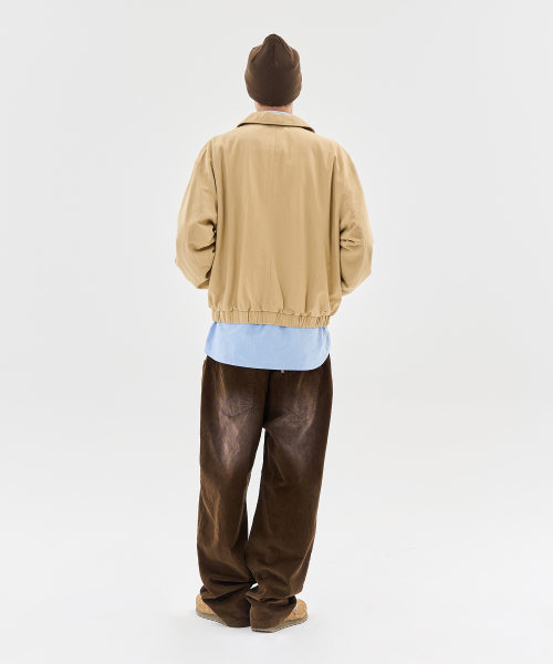 AECA WASHED CLOVER BAYPORT JACKET-BEIGE