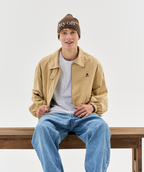 AECA WASHED CLOVER BAYPORT JACKET-BEIGE