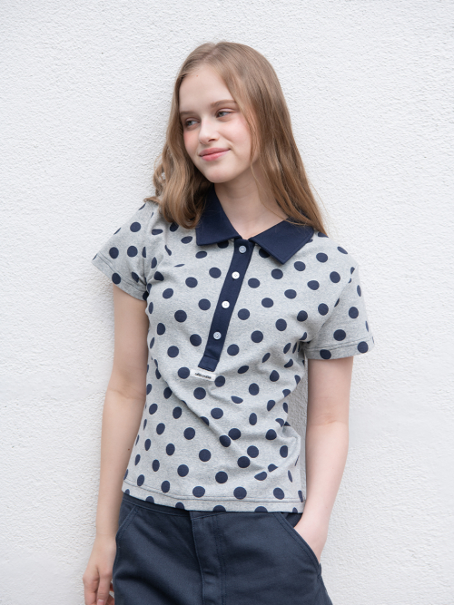 DOT PK T-SHIRT, MELANGE
