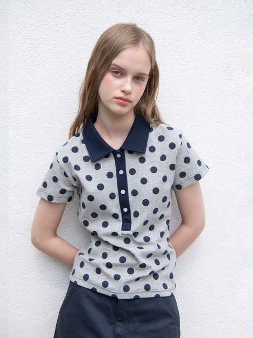 DOT PK T-SHIRT, MELANGE