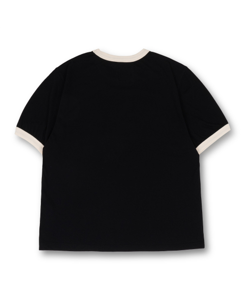 CHARLESTON RINGER T-SHIRTS BLACK(IVORY)