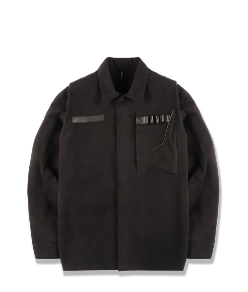 SHIRT JACKET / BLACK