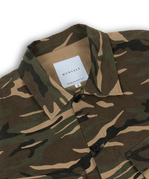 Рубашка карго с коротким рукавом Camo Khaki