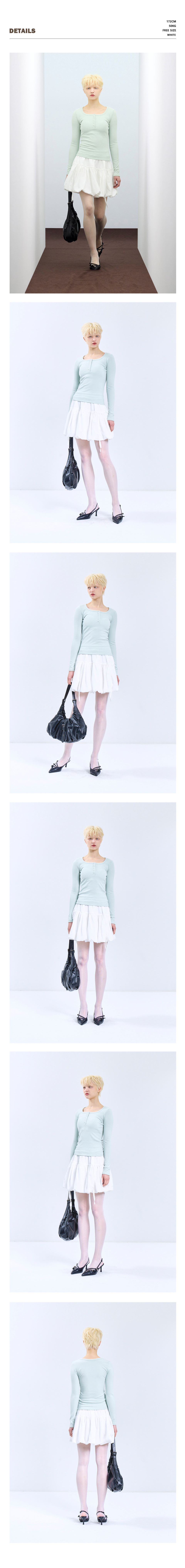MUSINSA | VIVABROWN 85-VIVA139 Bubble Strap Balloon Short