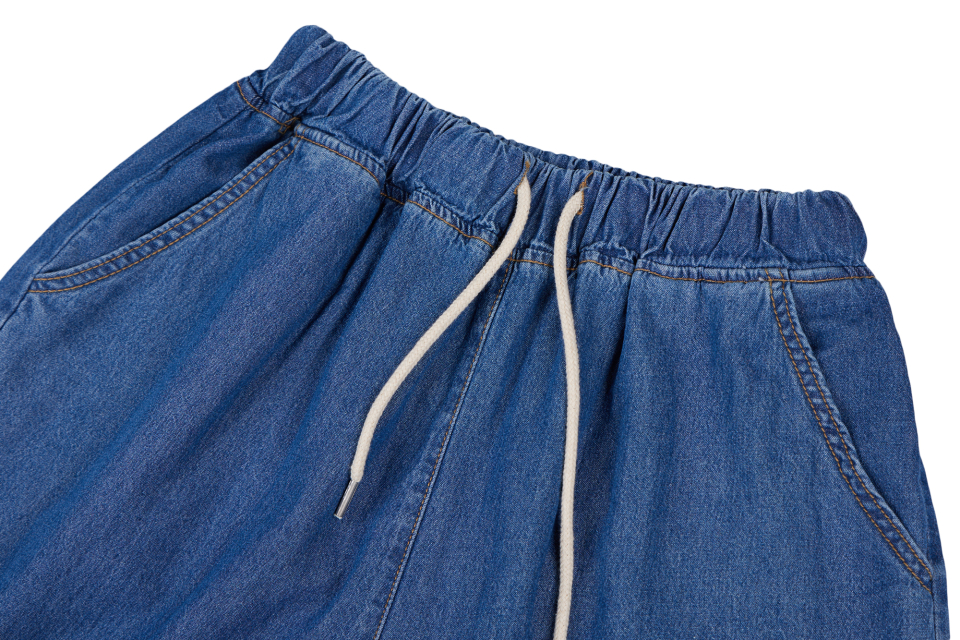 【BAON】[unisex] Patch Carpender Banding Bermuda Denim PT MUSINSA | PHILIPPAKER JC Carpenter Bermuda Banding Denim