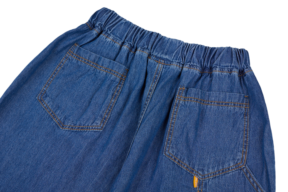 【BAON】[unisex] Patch Carpender Banding Bermuda Denim PT MUSINSA | PHILIPPAKER JC Carpenter Bermuda Banding Denim