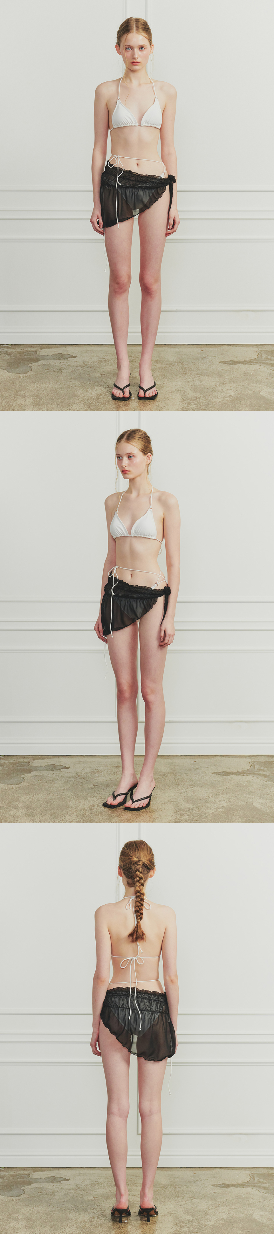 ★Pain or Pleasure★ MEMORY WRAP SKIRT 3color MEMORY WRAP SKIRT black - PAIN OR PLEASURE | 60% - Asian