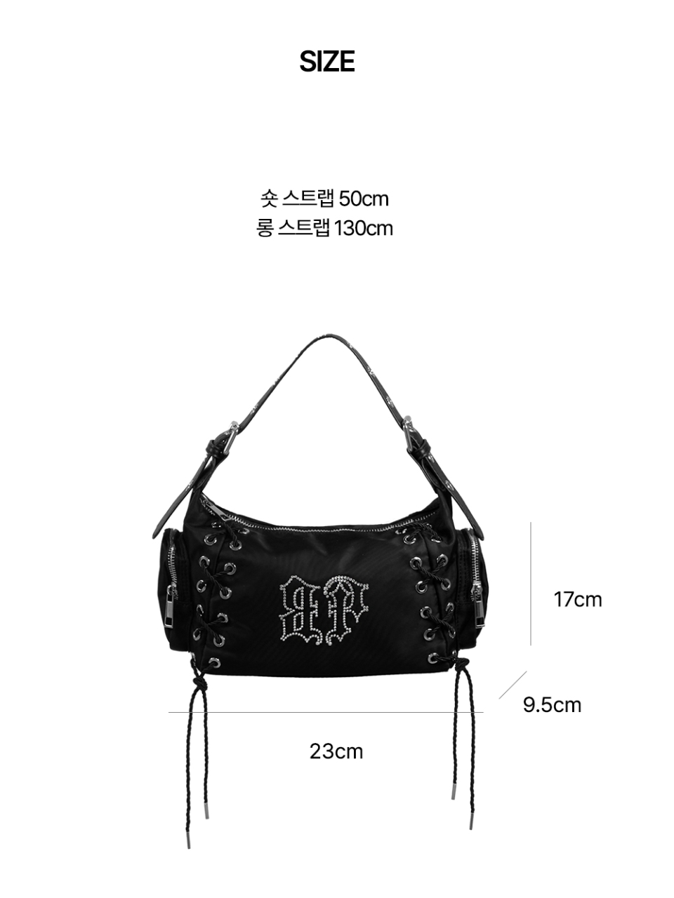 MUSINSA | BLACK PURPLE Glow Corset Bag_BLACK
