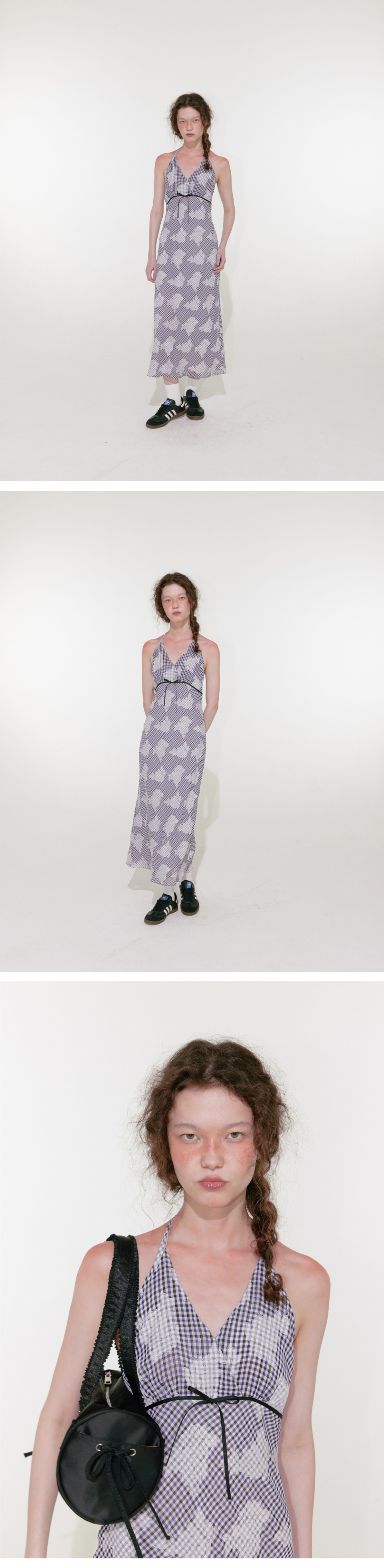 ◆Loulouseoul◆ Picnic Gingham Dress Blue 루루서울(LOULOUSEOUL) Picnic Gingham Dress (Blue) - 사이즈