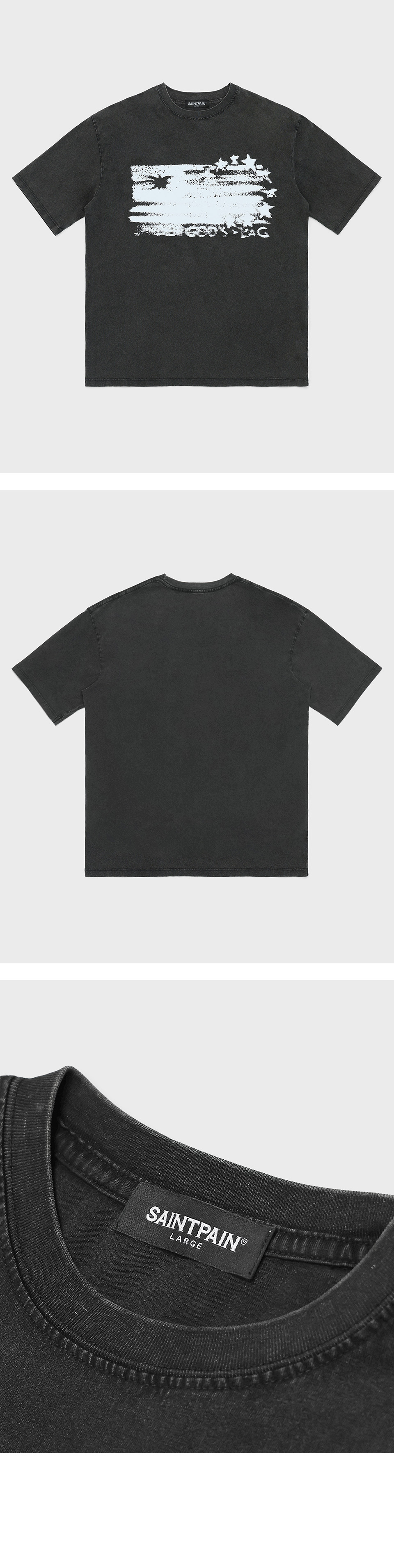 SAINTPAINのSP Impermanence Pigment Crop Short Sleeve Tee MUSINSA | SAINTPAIN SP HEX PIGMENT CROP HALF SLEEVE T-SHIRT