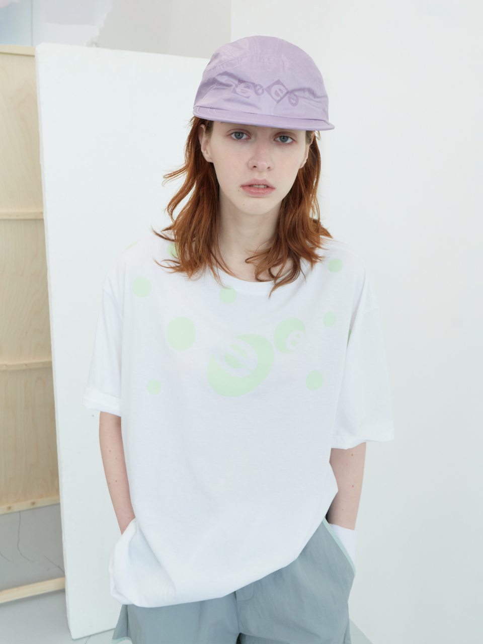 [ENZO BLUES] ブロックロゴ グロッシー キャンプキャップ MUSINSA | ENZO BLUES Block Logo Glossy Camp Cap (Pink)