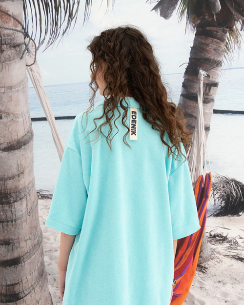 Футболка-поло из махровой ткани EZS4TS08MT (Mint)