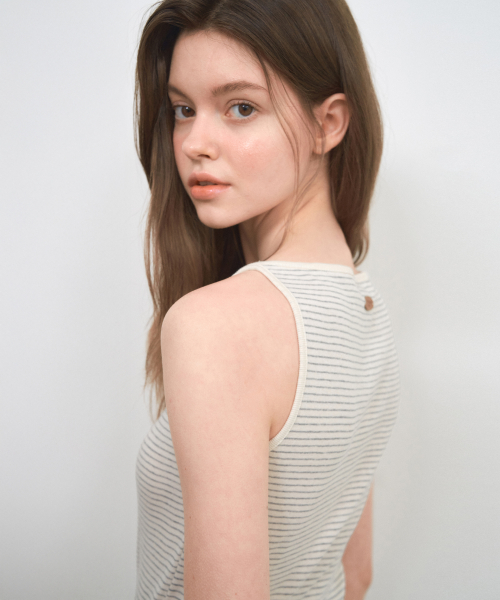 Sia Pin Stripe безрукавка Ivory (W25-TP27)