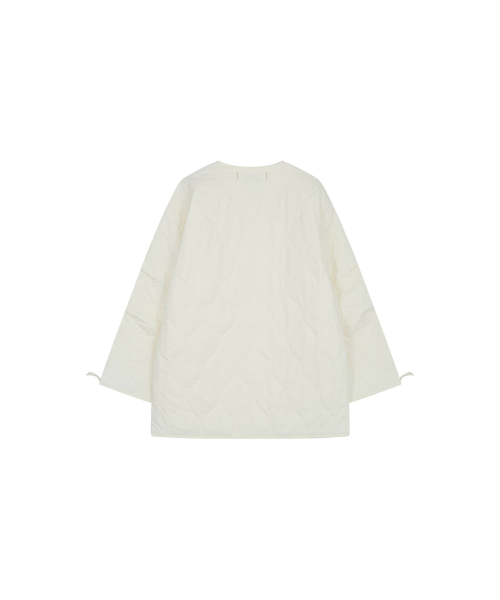 QUILTED JACKET (IVORY)
