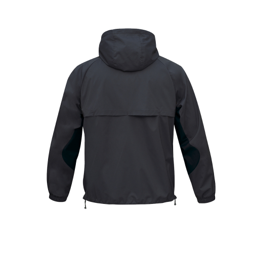 Анорак унисекс спортивный тканый 251JJ005U Dark Charcoal