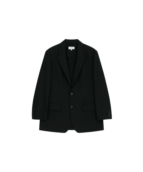 TENCEL LINEN JACKET (BLACK)