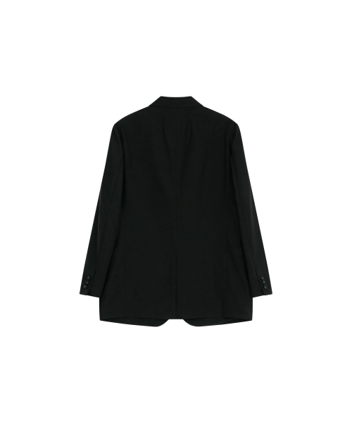 TENCEL LINEN JACKET (BLACK)