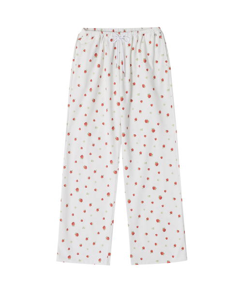 Спортивные брюки Strawberry Cotton White