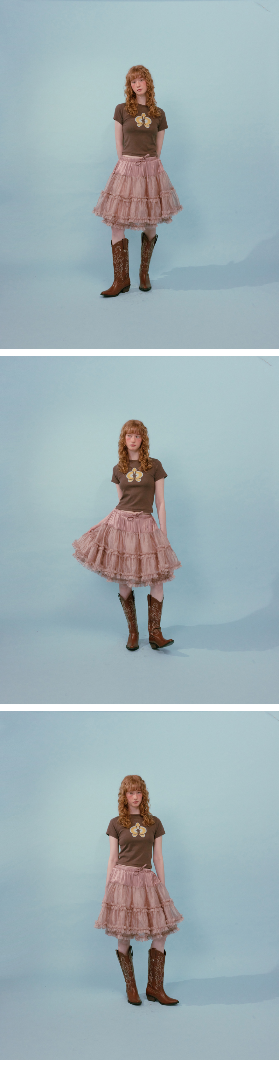 ◆Loulouseoul◆ Tutu Midi Skirt Indie Pink 루루서울(LOULOUSEOUL) Tutu Midi Skirt (Indie Pink) - 사이즈