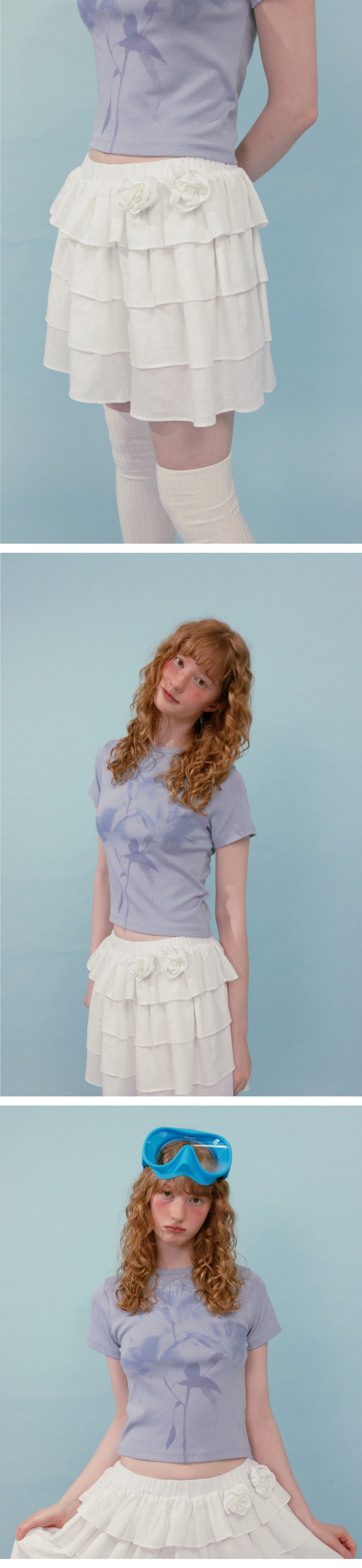 【Loulouseoul】25ss Lisa Cancan Mini Skirt LOULOUSEOUL Lisa Cancan Mini Skirt - White | 하이츠스토어