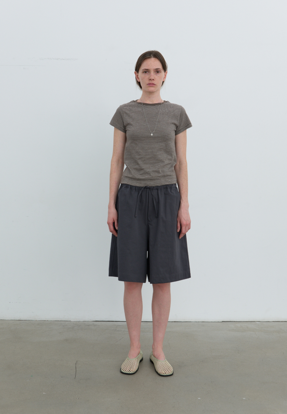 ★ POSZER★ Minimal Stripe T-Shirt Brown 252MMSTS019F MUSINSA | POSZER Minimal Stripe T-Shirt (Brown)