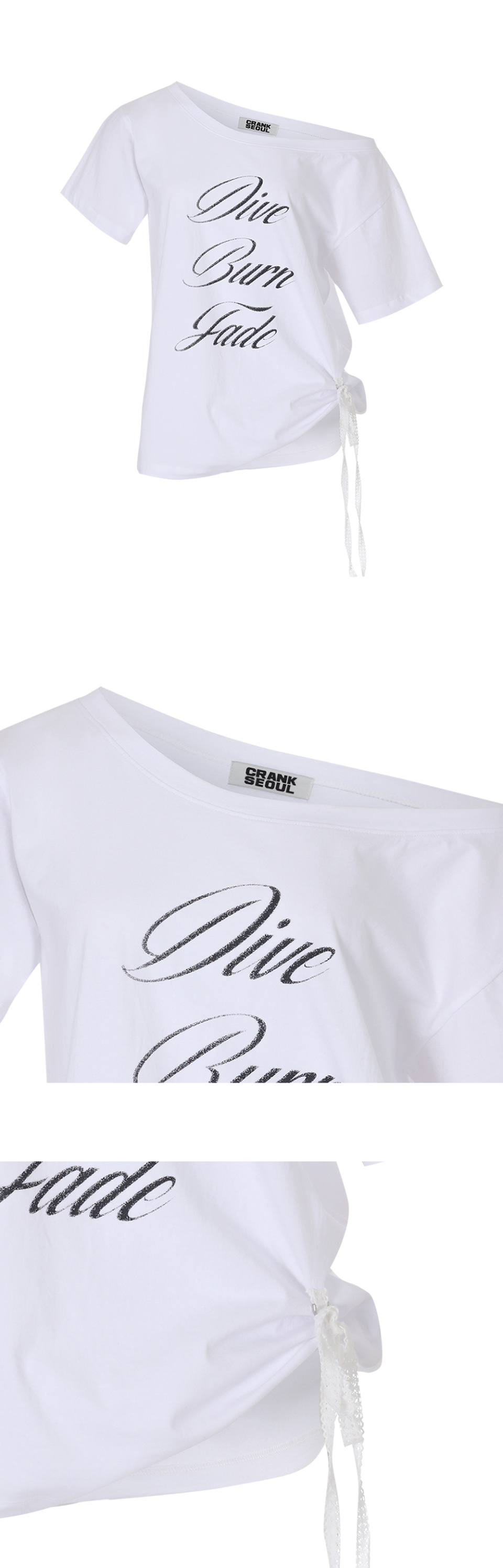 ★CRANK★LACE STRING OFF SHOULDER TOP_WHITE ★正規品/送料込 CRANK】LACE STRING OFF SHOULDER TOP | OUR BRAND,CRANK