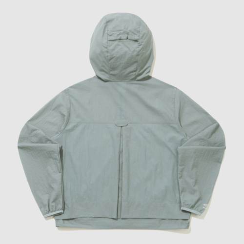 Легкая женская ветровка с капюшоном Light Breeze Sky Blue (UQ222CJK66)