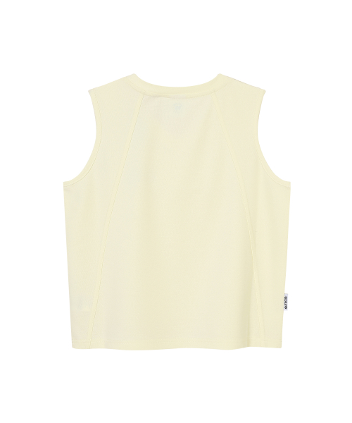 W PK SLEEVELESS (CREAM)