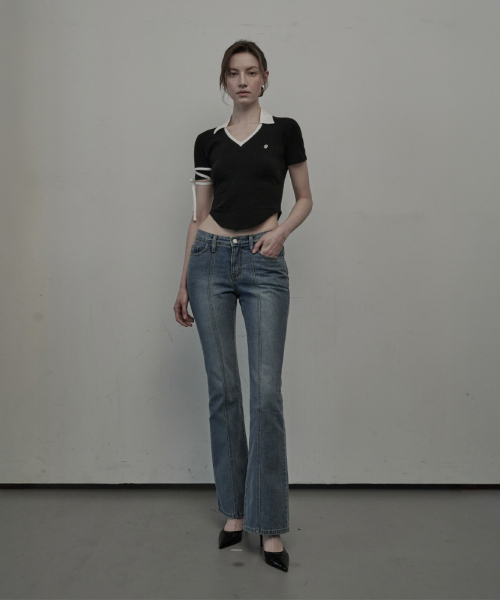 Sage Bootcut Denim Jean - Mid Blue
