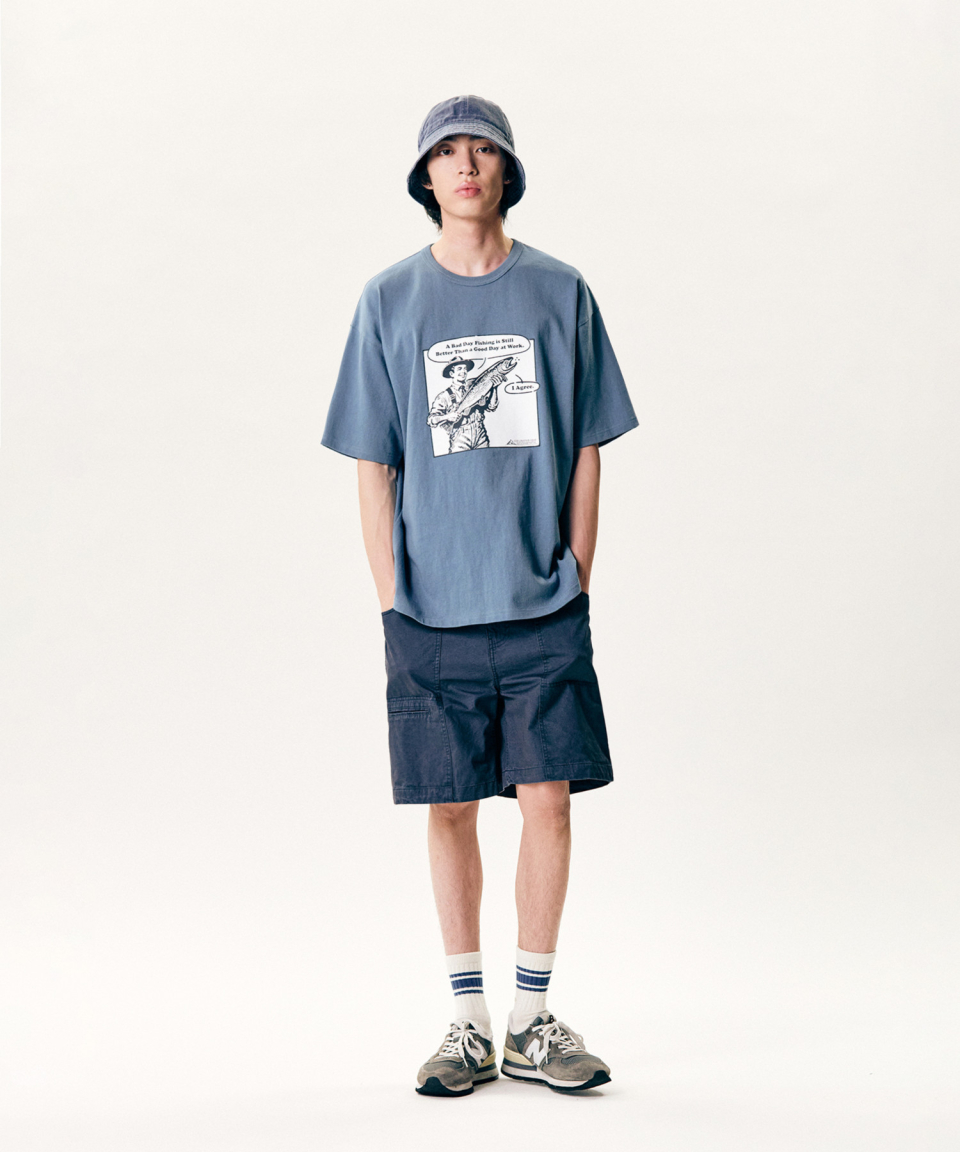 MUSINSA | ESPIONAGE Over Fatigue Hat Black