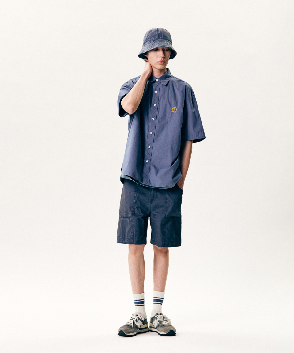 MUSINSA | ESPIONAGE Over Fatigue Hat Black
