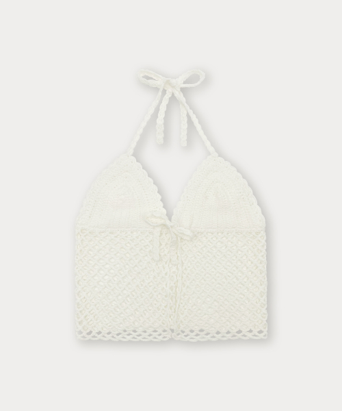 Handmade Mesh Knit Bikini - Ivory