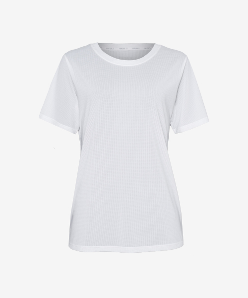 Женская сетчатая футболка из вискозы White