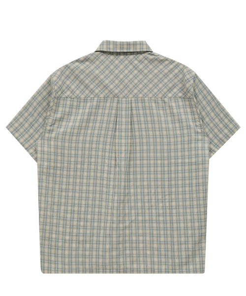 YK Star Applique Check Short Sleeve Shirt Mint thumbnail 11