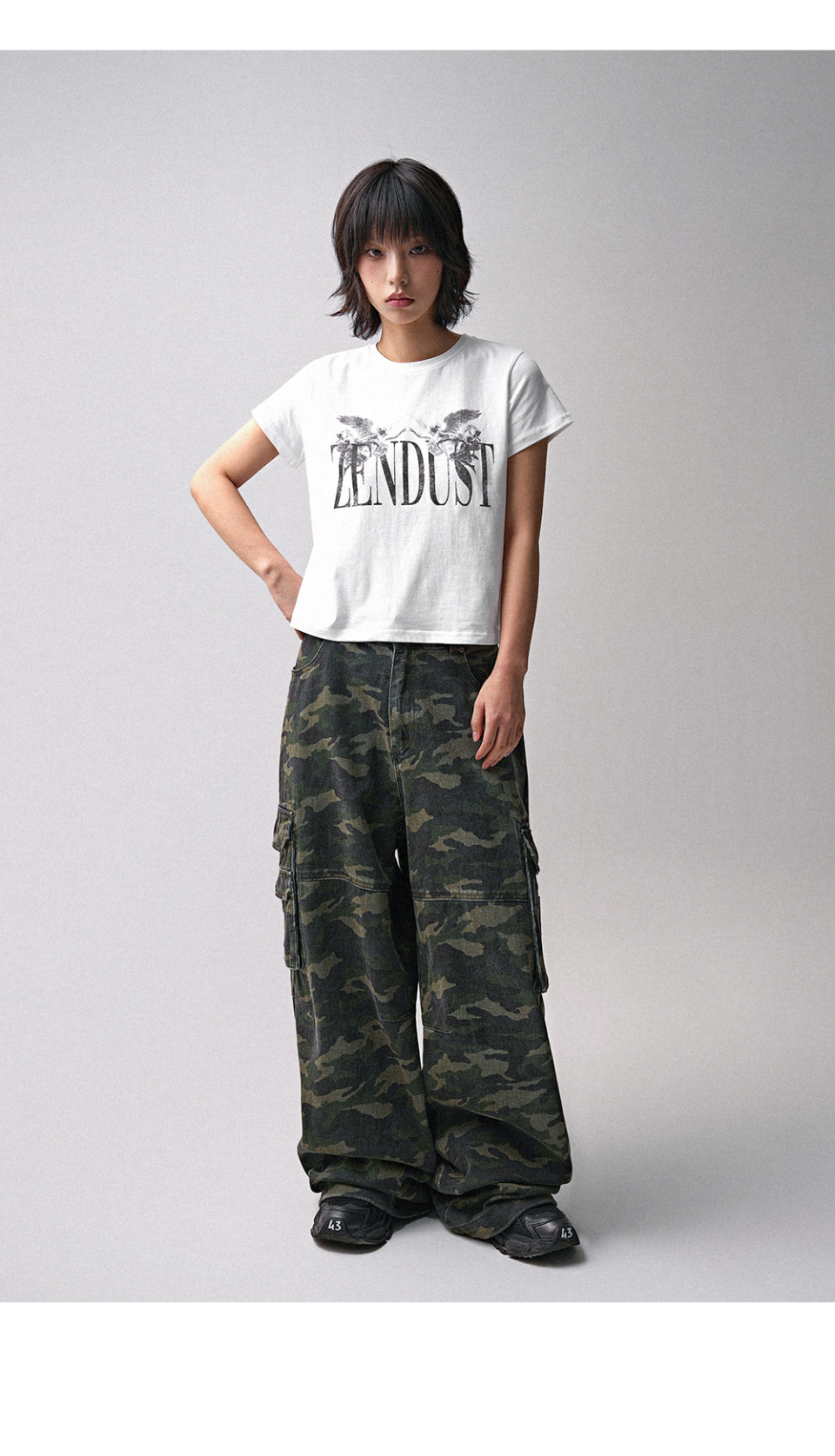MUSINSA公式 | ZENDUST Ange T-shirt WHITE