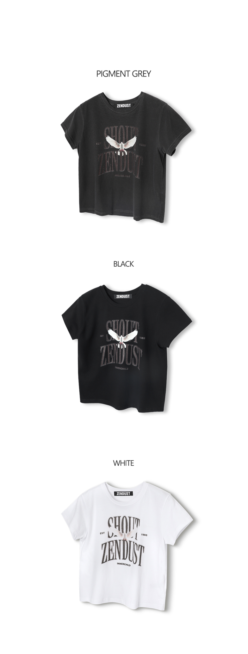 【ZENDUST】★Pigeon T-shirt Tシャツ☆韓国人気 MUSINSA | ZENDUST Pigeon T-shirt BLACK