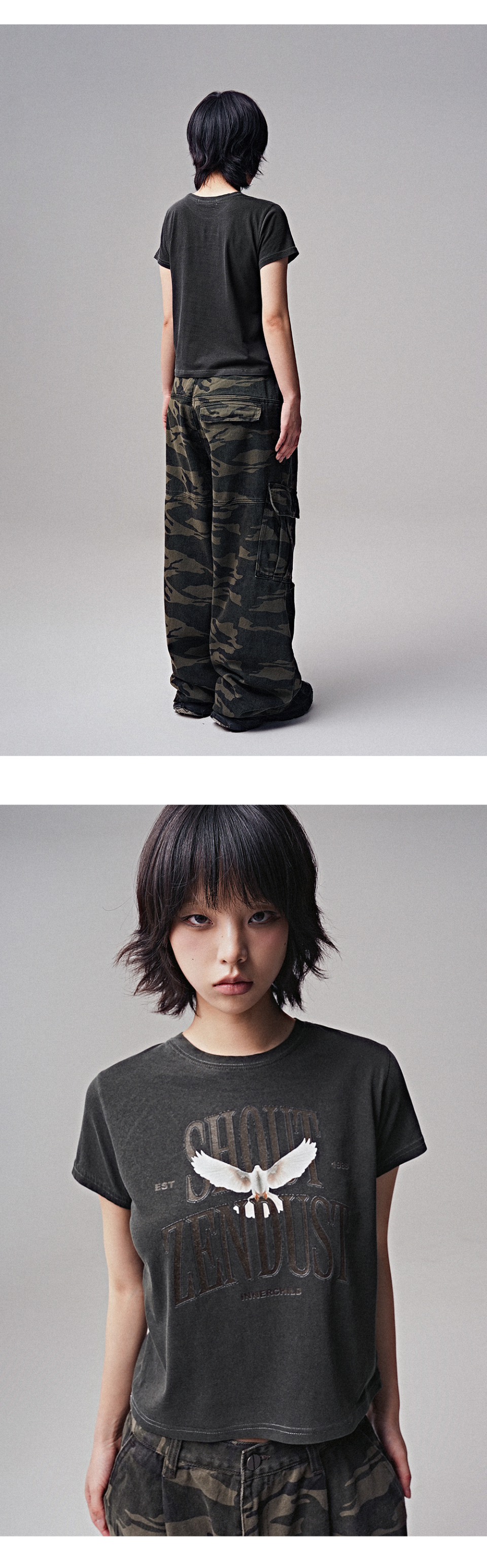 【ZENDUST】★Pigeon T-shirt Tシャツ☆韓国人気 MUSINSA | ZENDUST Pigeon T-shirt BLACK