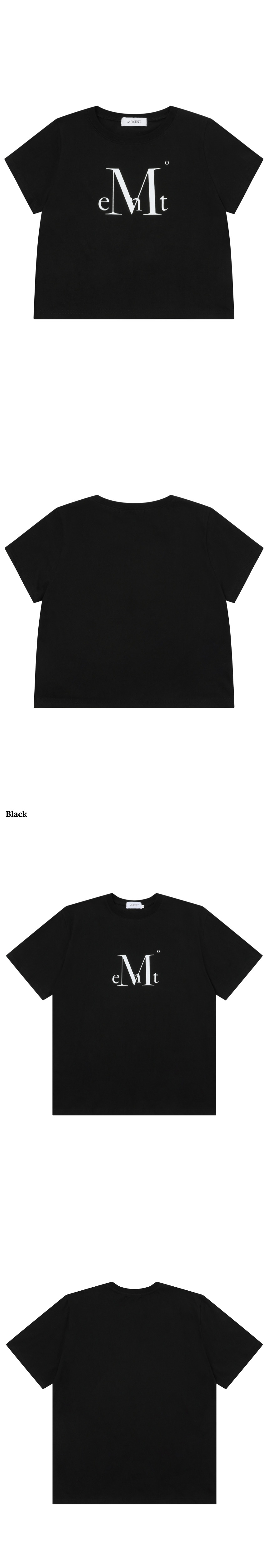 MUSINSA | MUCENT Main symbol signature logo short sleeve tee