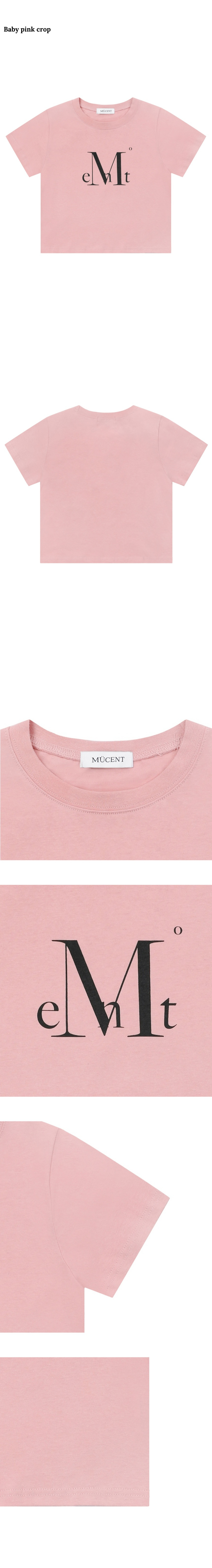 ★MUCENT★ Main symbol signature logo short sleeve tee 4 col MUSINSA | MUCENT Main symbol signature logo short sleeve tee