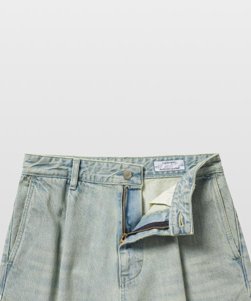 Итальянский деним Candiani изогнутые джинсы Light Blue