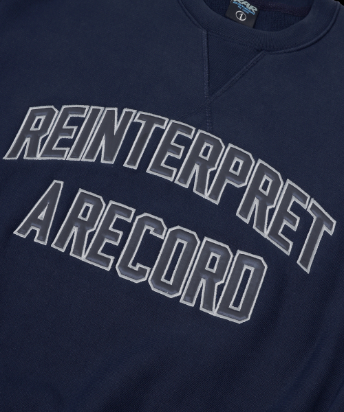 Свитшот Arch Logo Megaweight Reverse Weave Navy