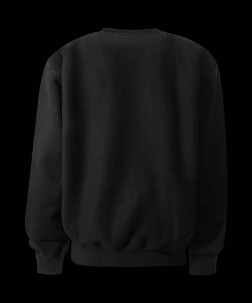 Свитшот Mega Weight Reverse Weave_Black