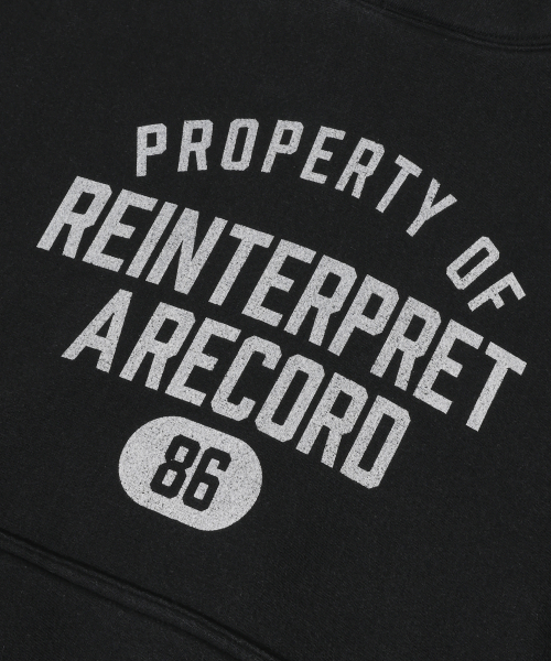 Худи Ral Vintage Authentic Reverse Weave_Black