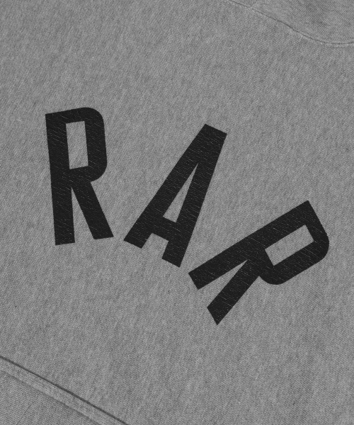 Худи Ral с винтажным логотипом Reverse Weave - Heather Grey
