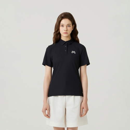 M Basic Fit Half Sleeve T-shirts_BLACK