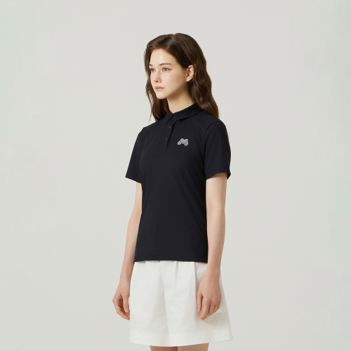M Basic Fit Half Sleeve T-shirts_BLACK