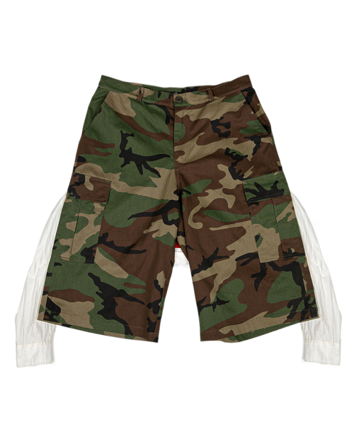 Layered Racing Shirt with Camouflage шорты - Camo