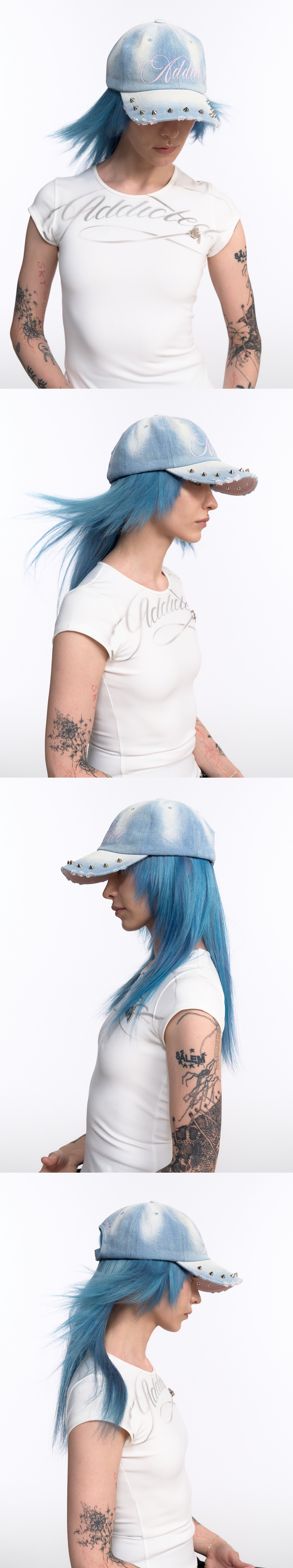 2000ARCHIVES★韓国★人気シリーズ SPIKE ADDICT CAP キャップ MUSINSA公式 | 2000ARCHIVES SPIKE ADDICT CAP (DENIM)