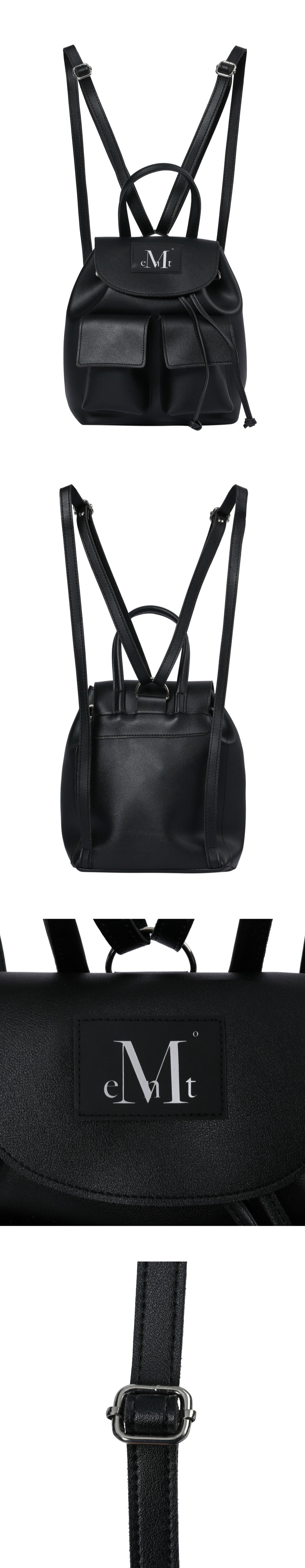 【MUCENT】AREN TWO POCKET LEATHER MINI BACKPACK★大人気★ MUSINSA | MUCENT Aren Two Pocket Leather Mini Backpack Unisex